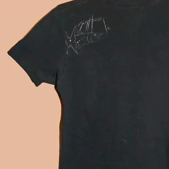 Guy Harvey Abstract Fishing Crew Neck Short Sleeve Graphic Tee T-Shirt - Medium - Picture 5 of 5